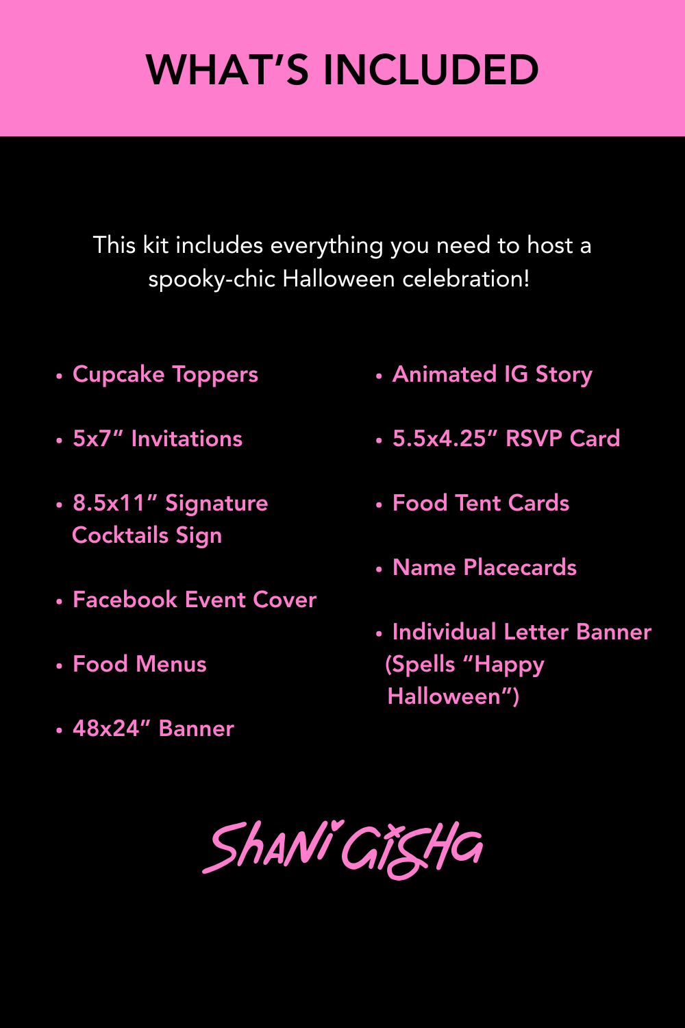 Bad Witches Only Halloween Party Kit (Editable Canva Templates)