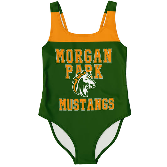 Morgan Park High School Swimsuit | Bodysuit | Morgan Park Mustangs