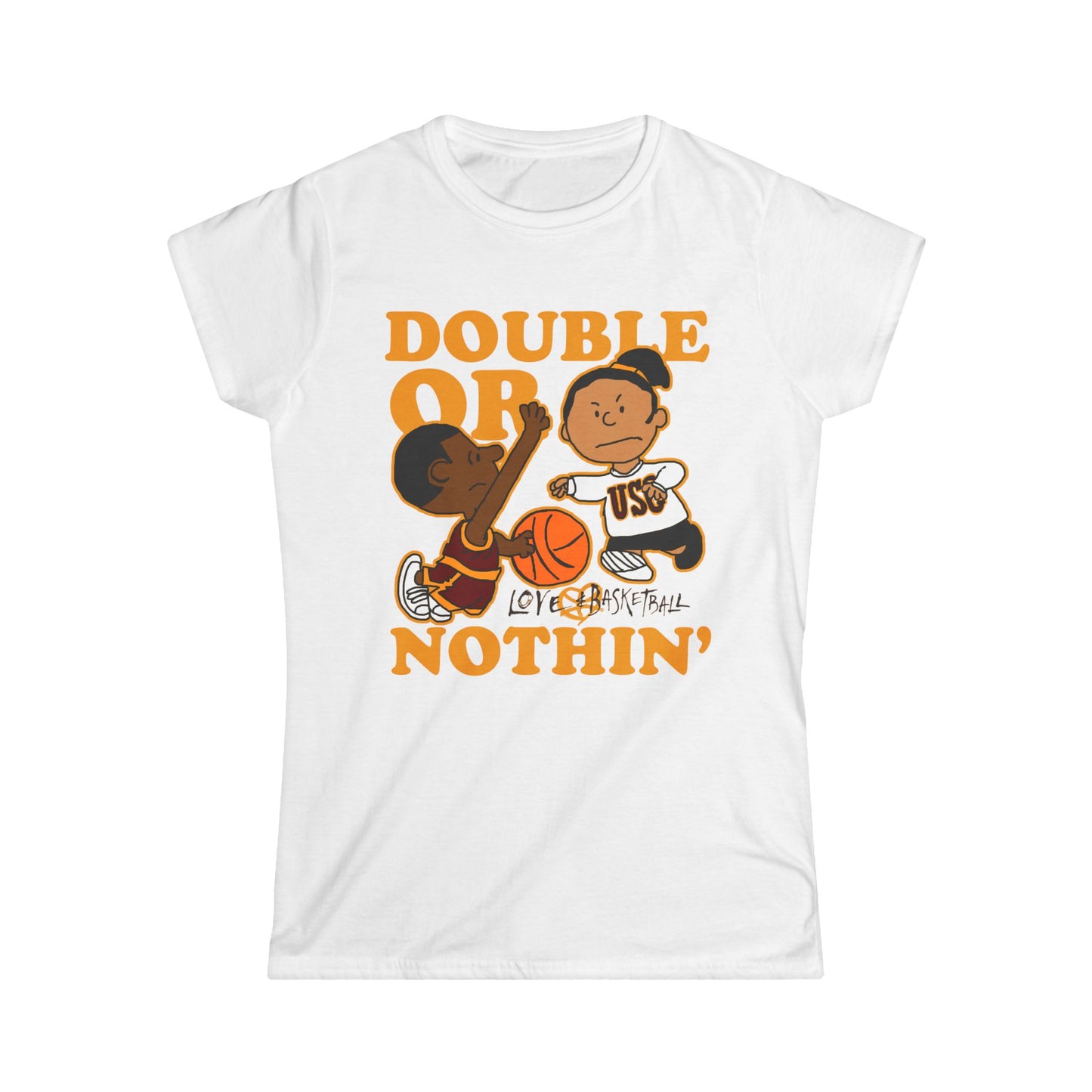 Keisha & The Gang | Black Charlie Brown | Love & Basketball Movie Womens Tee