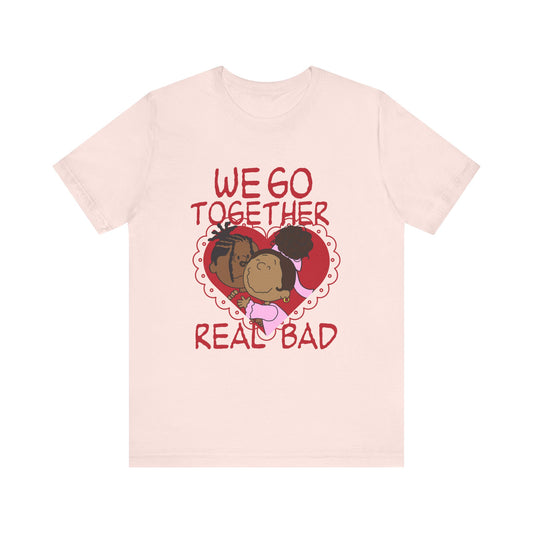 Keisha & The Gang | Black Charlie Brown Characters Valentine's Day Shirt