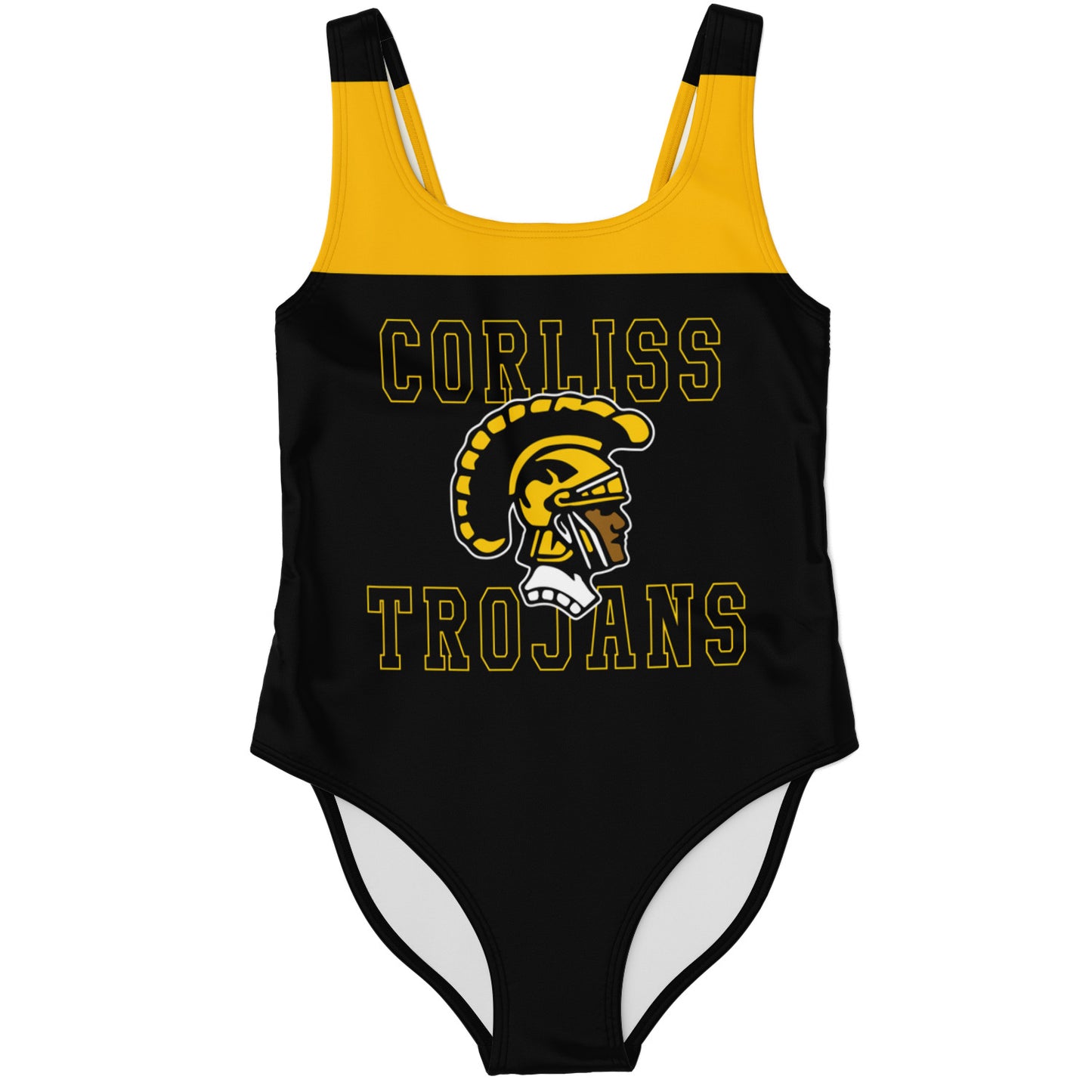Corliss  High School Swimsuit | Bodysuit | Corliss Trojans