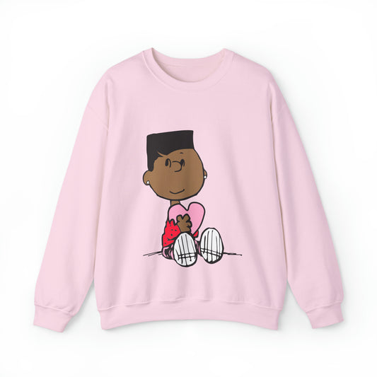 Black Charlie Brown Characters Valentine's Day Shirt