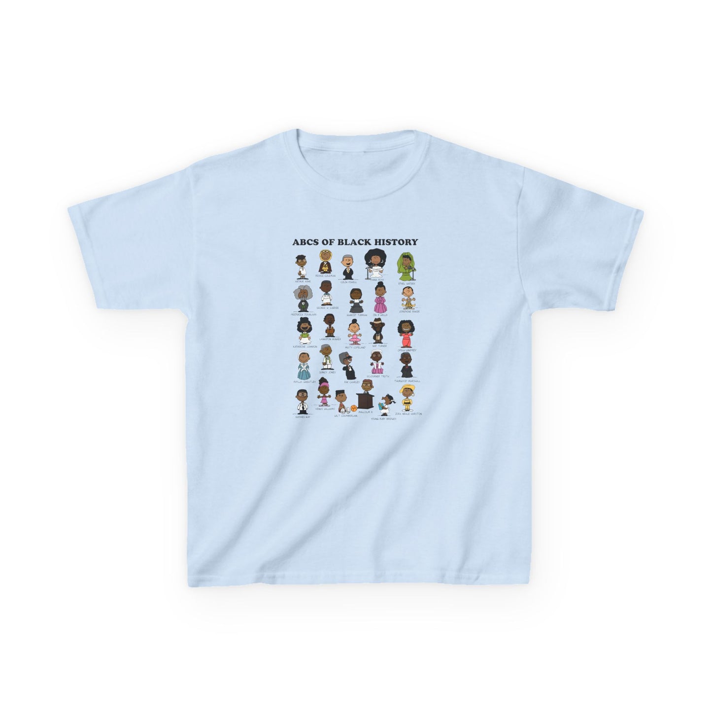 ABCs of Black History Kids Heavy Cotton™ Tee