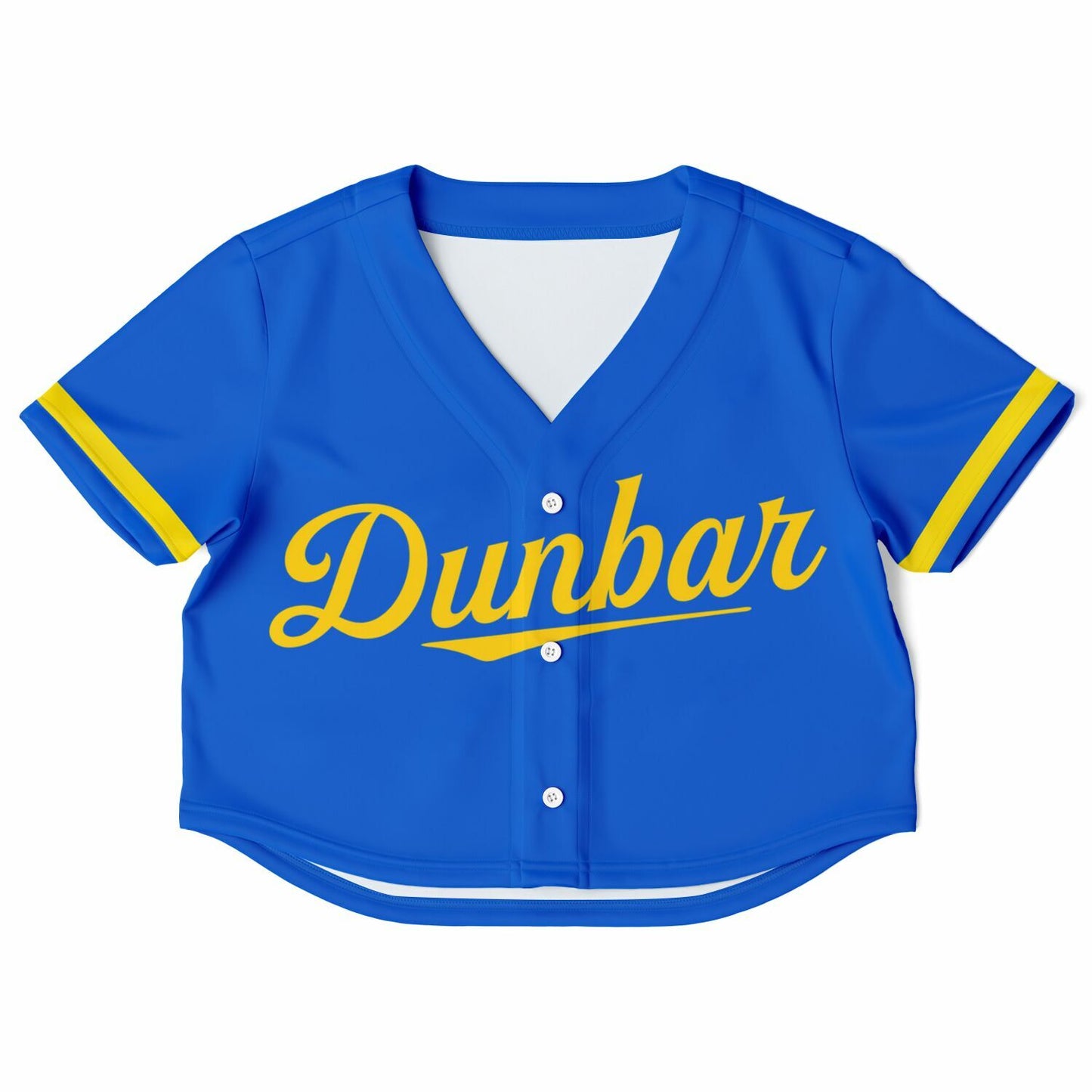 Dunbar Vocational Cropped Baseball Jersey | Dunbar Mightywomen | Dunbar Mightymen