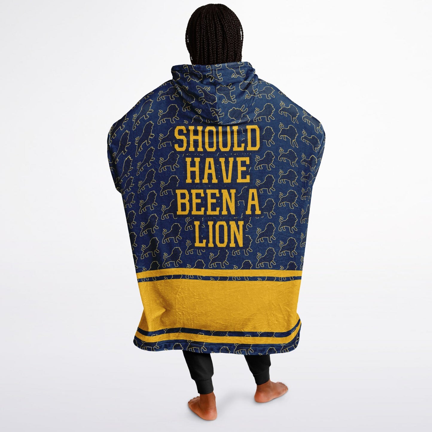 Lincoln Park High School Snug Hoodie | Hoodie Blanket | Lincoln Park Lions | Football SZN