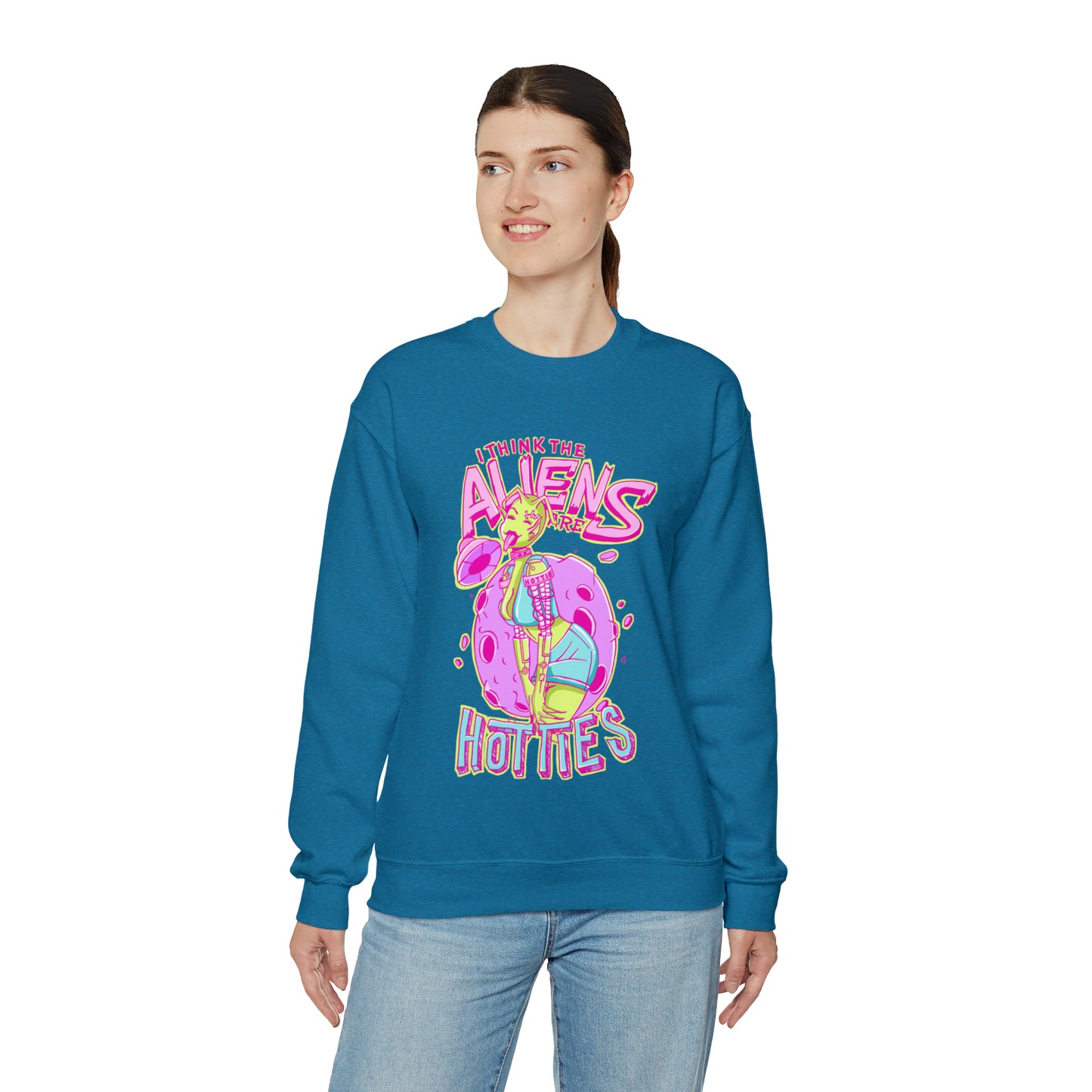 The Aliens Are Hotties Crewneck Sweatshirt