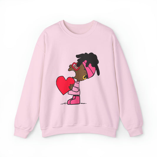 Black Charlie Brown Characters Valentine's Day Shirt