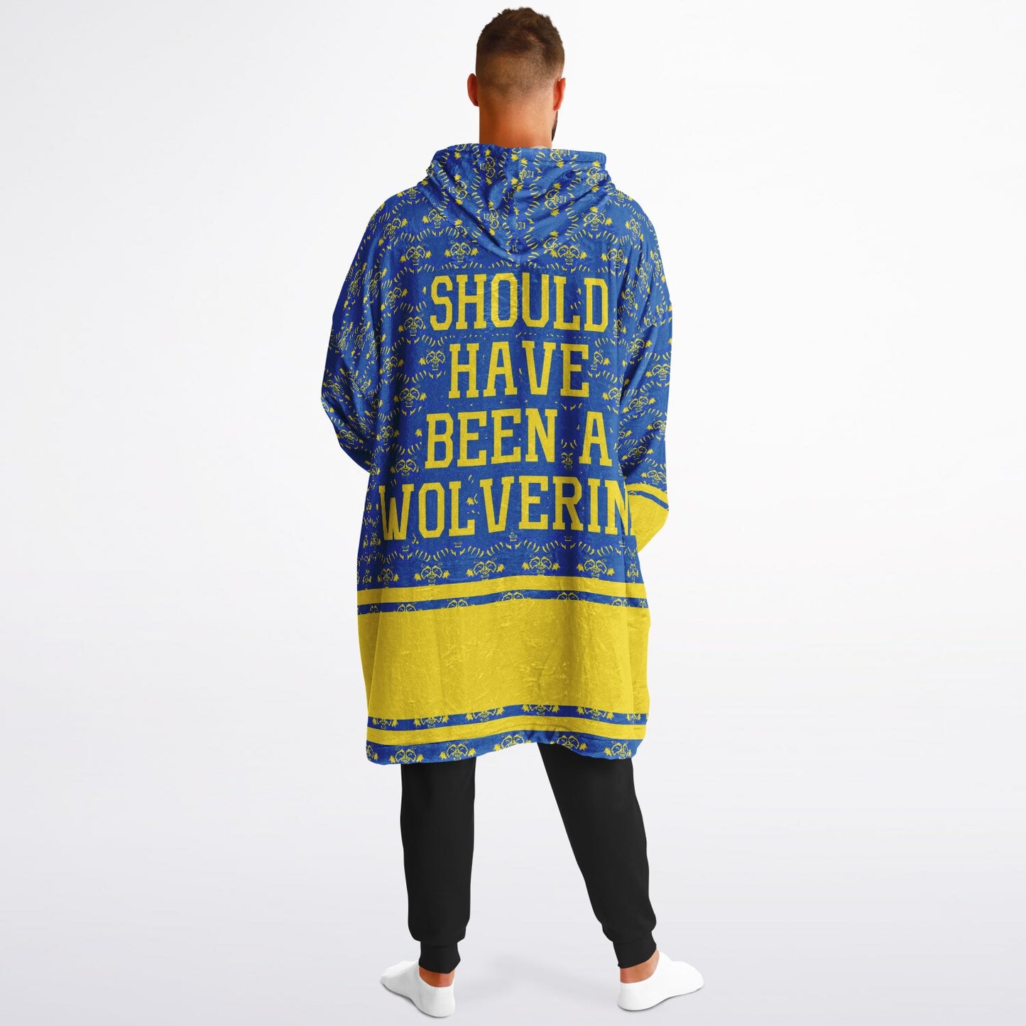 Simeon High School Snug Hoodie | Hoodie Blanket | Simeon Wolverines | Football SZN