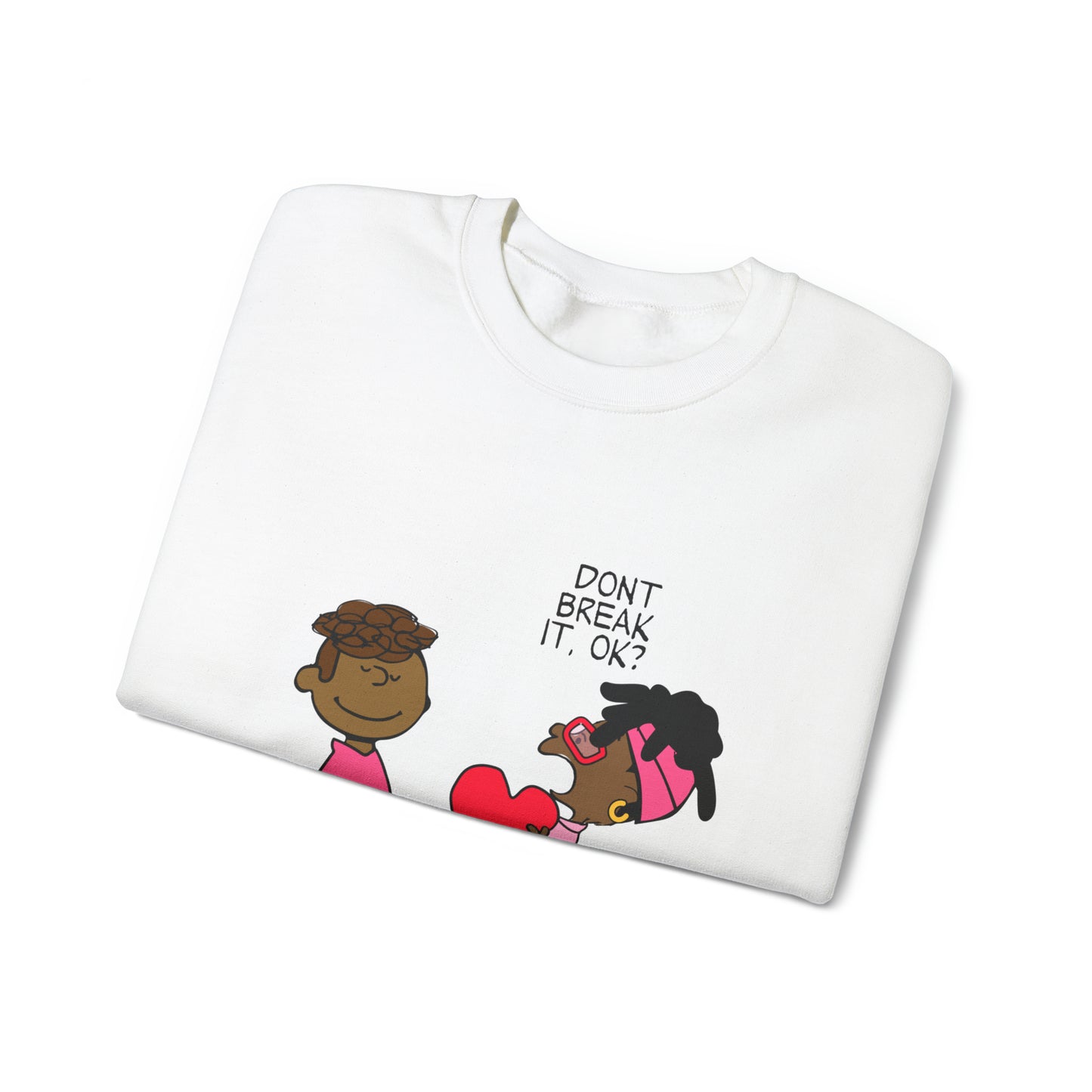 Black Charlie Brown Characters Valentine's Day Shirt