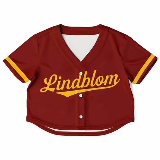 Lindblom Math and Science Academy Cropped Baseball Jersey | Lindblom Eagles