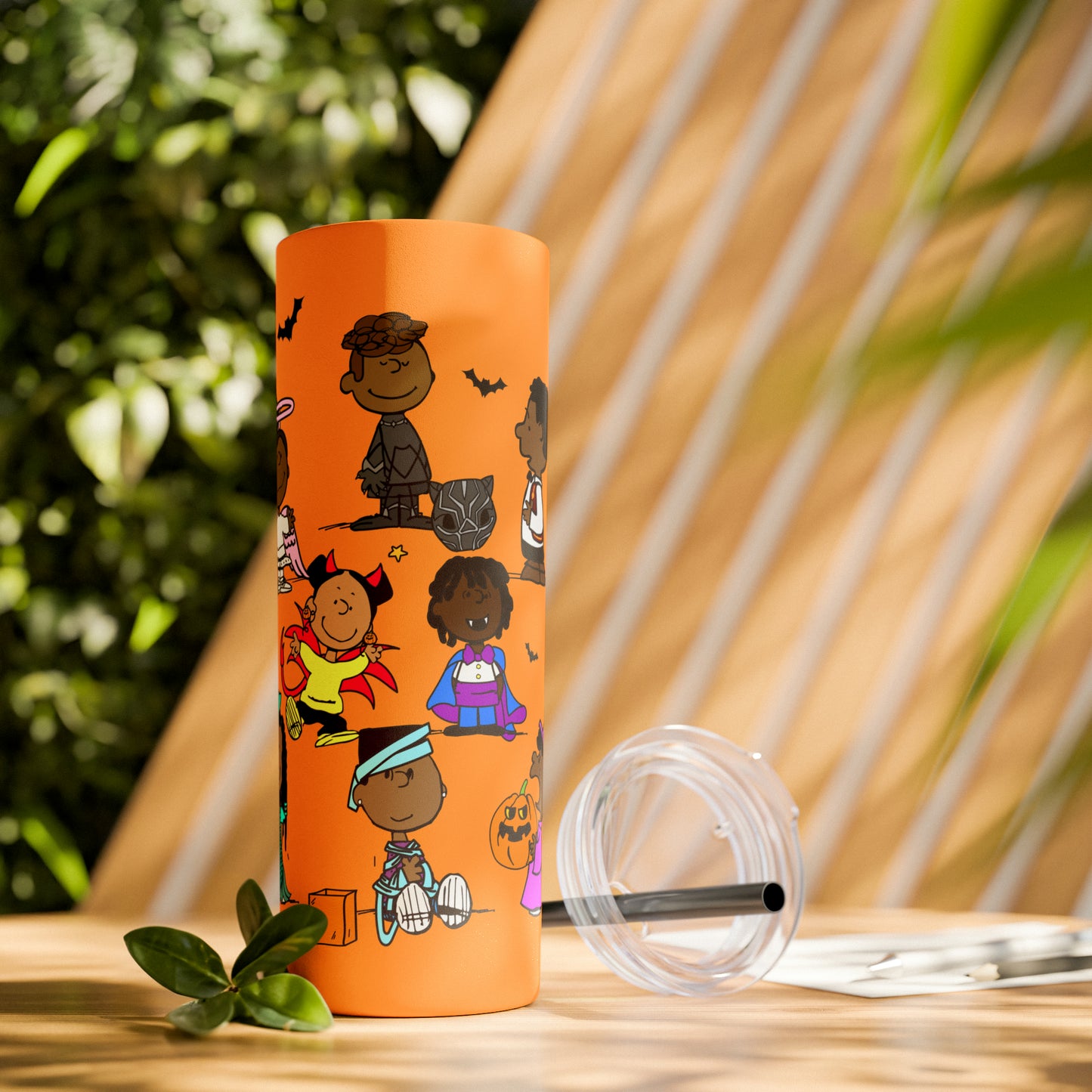 Halloween Keisha & Friends Skinny Tumbler