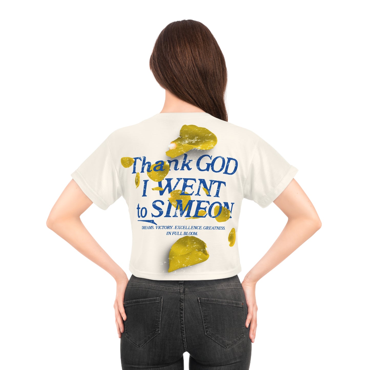 Thank God I Went to Simeon Crop Top