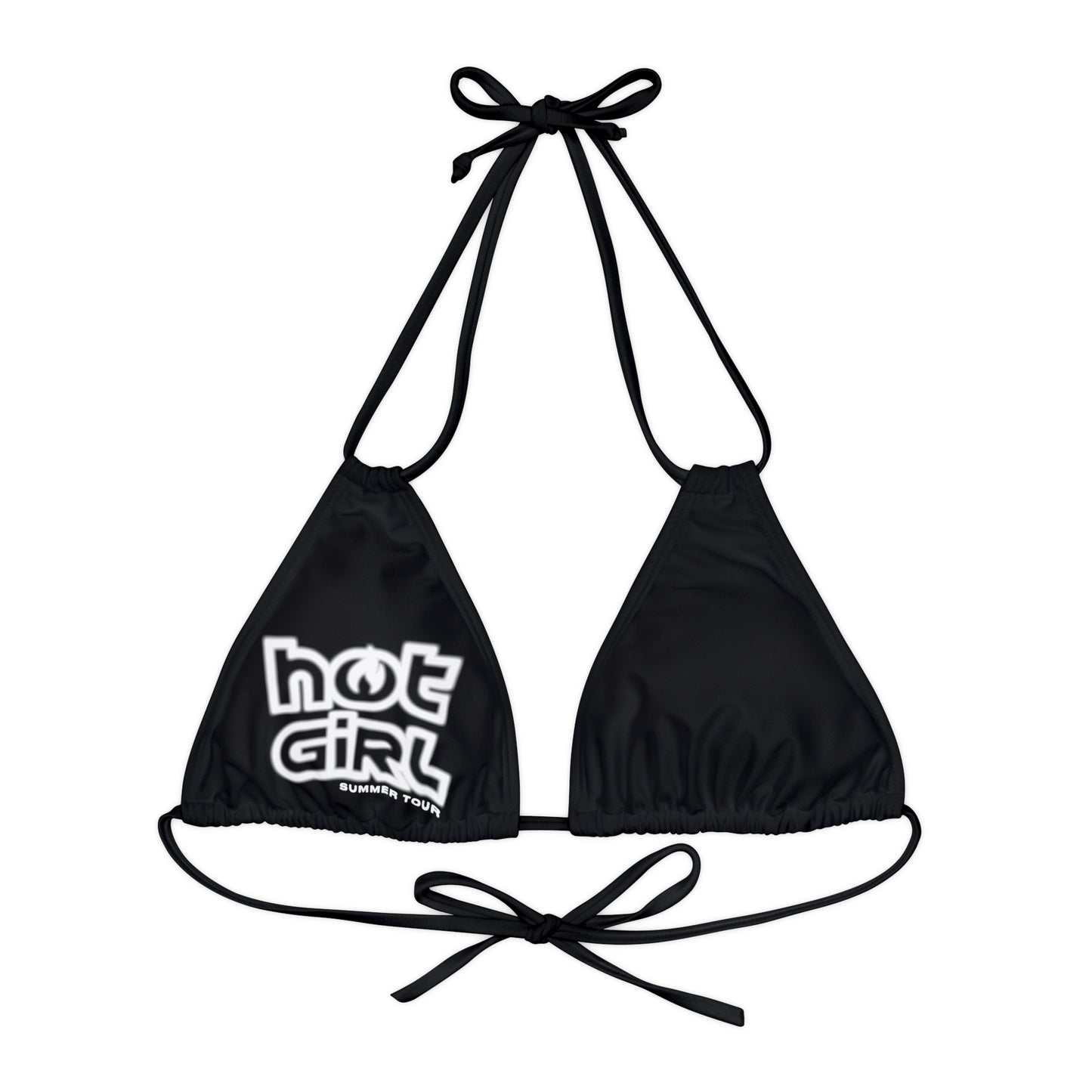 Black Hot Girl Summer Tour Bikini Top