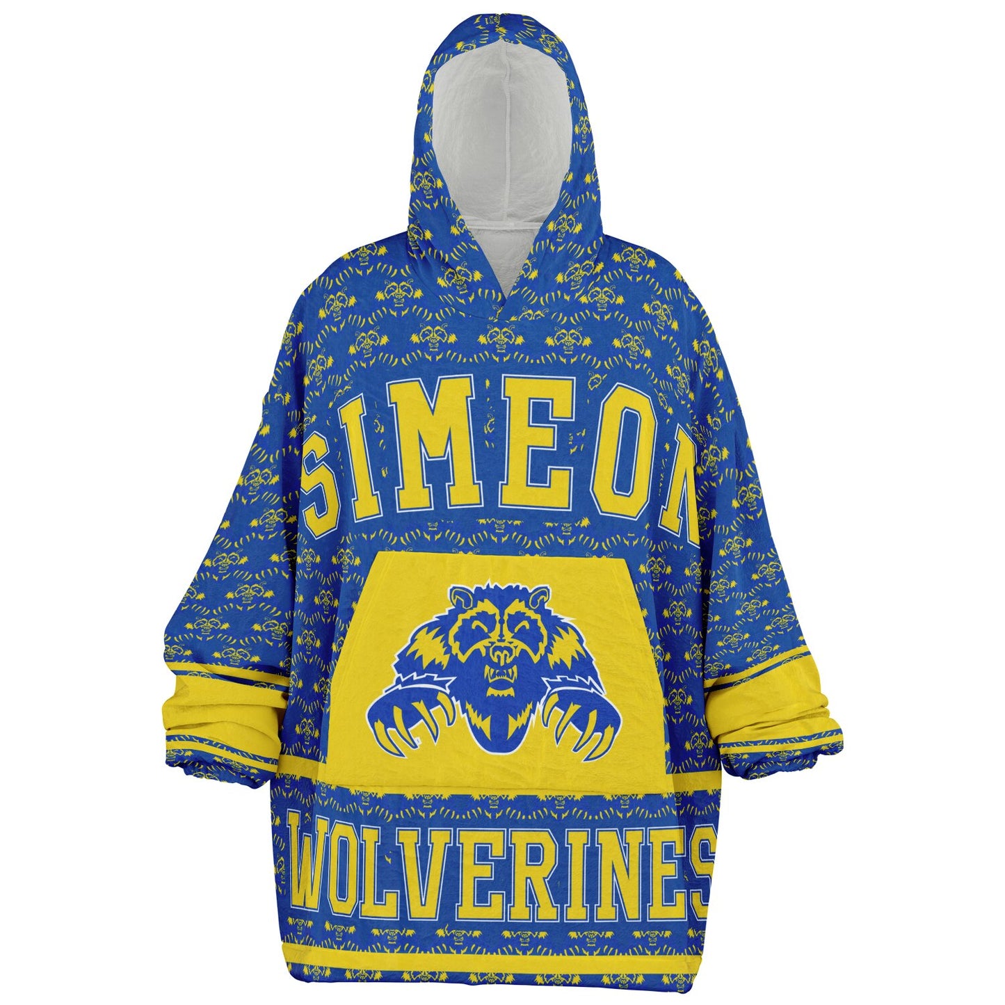 Simeon High School Snug Hoodie | Hoodie Blanket | Simeon Wolverines | Football SZN
