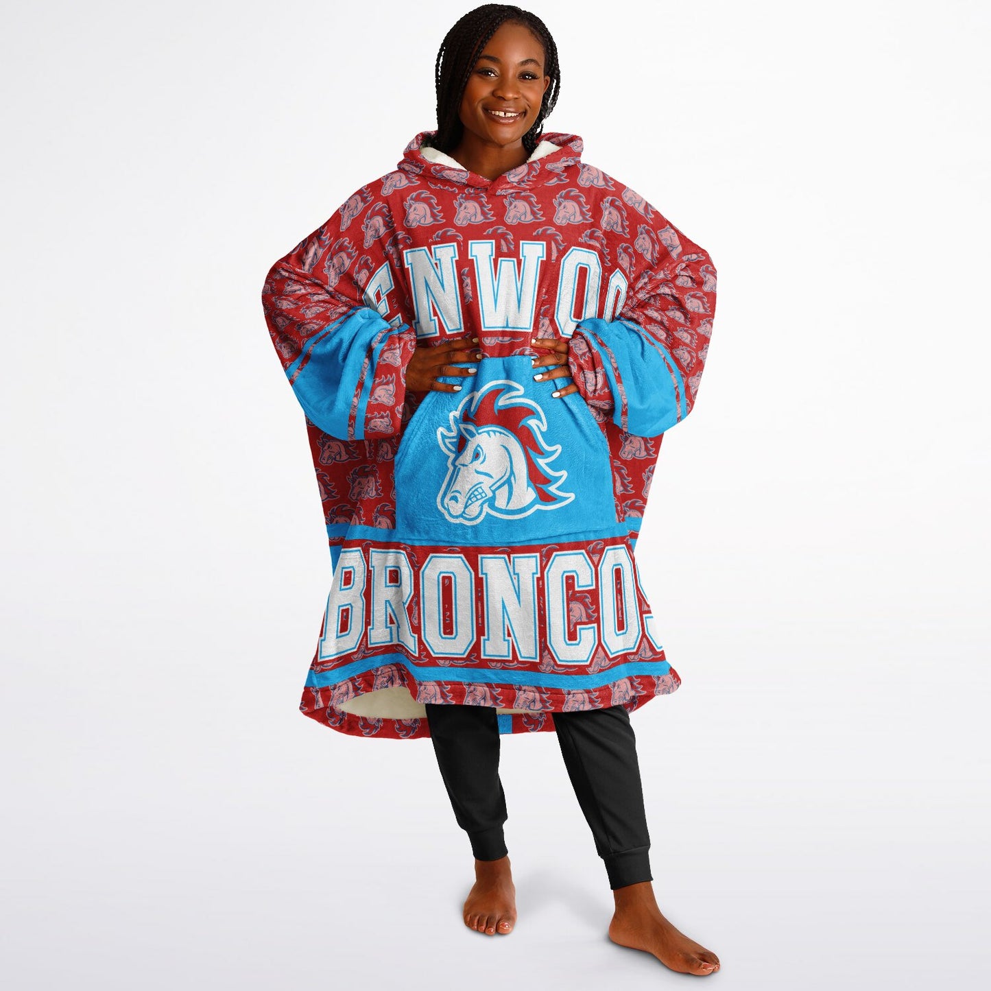 Kenwood Academy Snug Hoodie | Hoodie Blanket | Kenwood Broncos | Football SZN