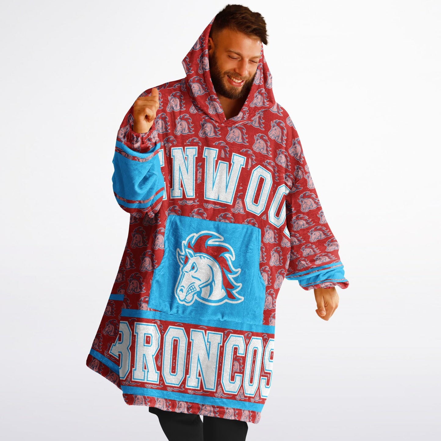 Kenwood Academy Snug Hoodie | Hoodie Blanket | Kenwood Broncos | Football SZN