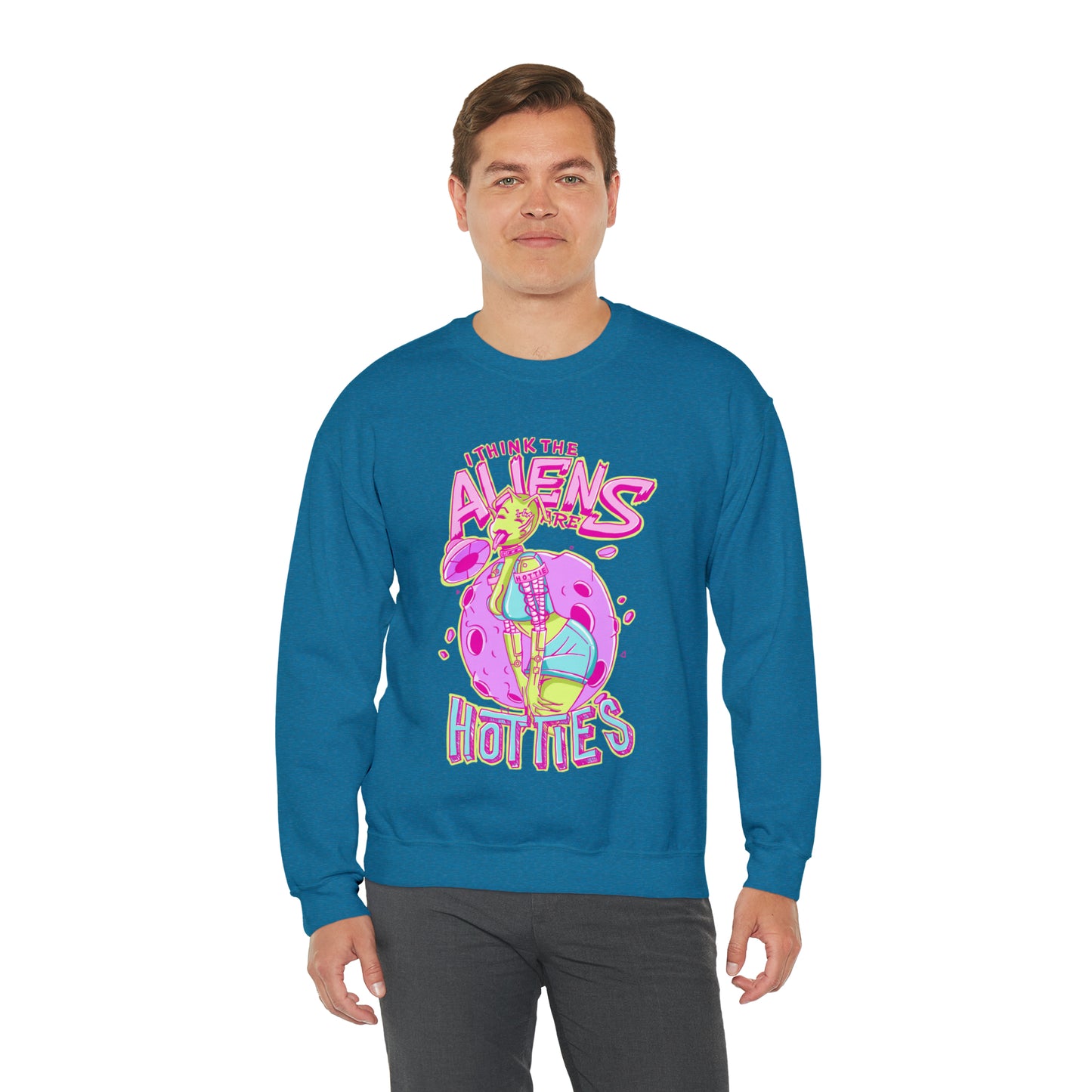 The Aliens Are Hotties Crewneck Sweatshirt