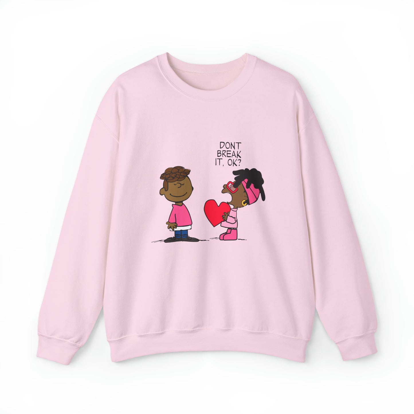 Black Charlie Brown Characters Valentine's Day Shirt