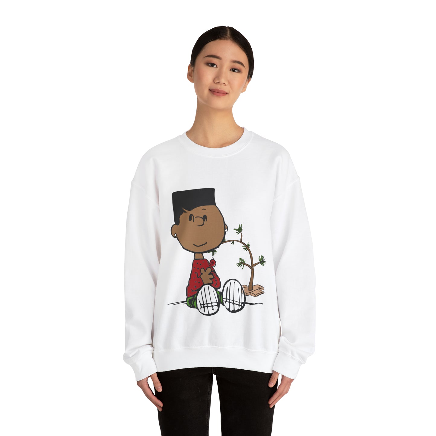 Black Charlie Brown Characters Christmas Shirt