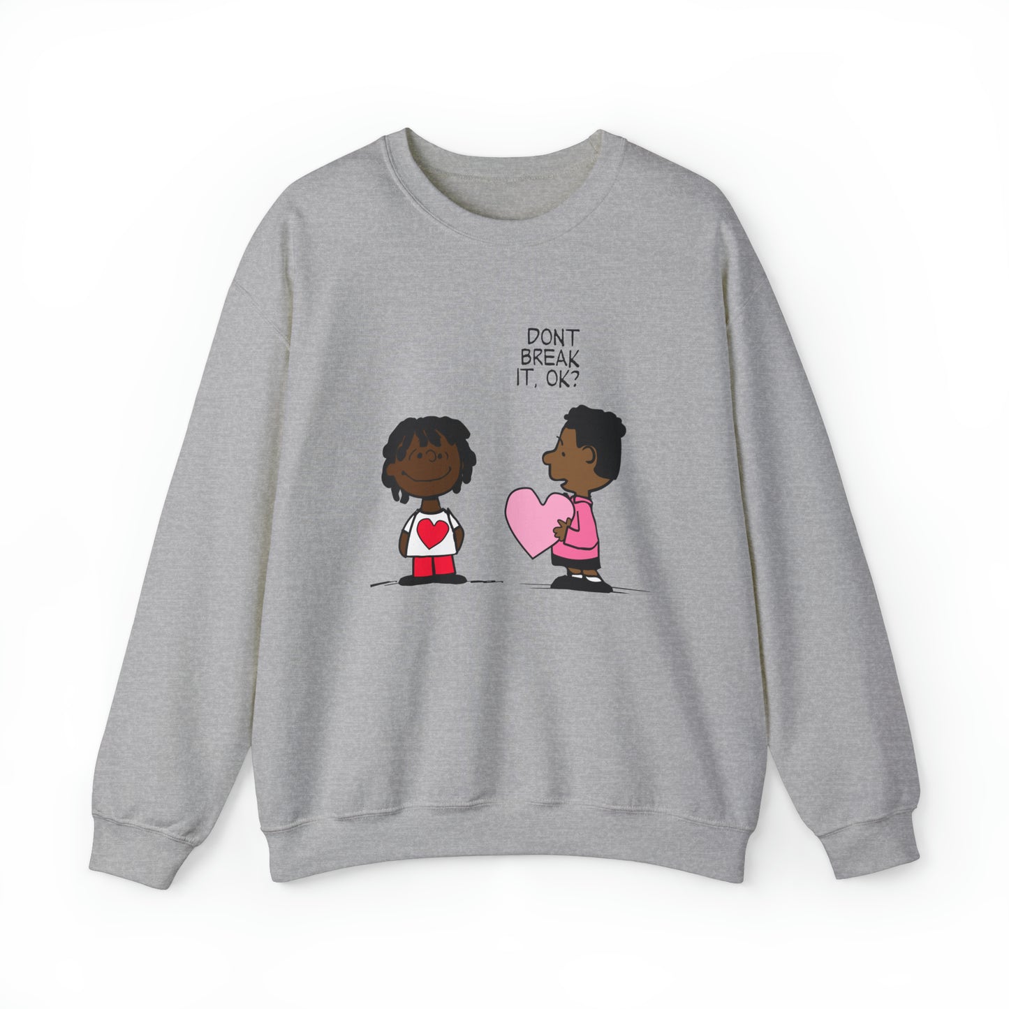 Black Charlie Brown Characters Valentine's Day Shirt