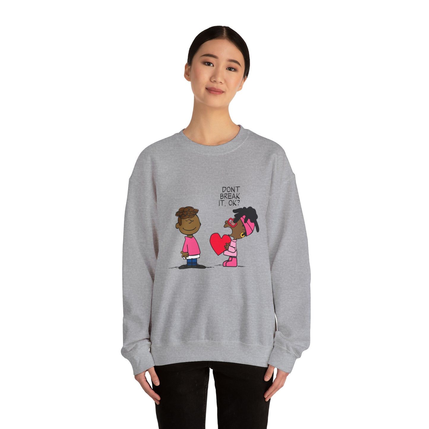 Black Charlie Brown Characters Valentine's Day Shirt
