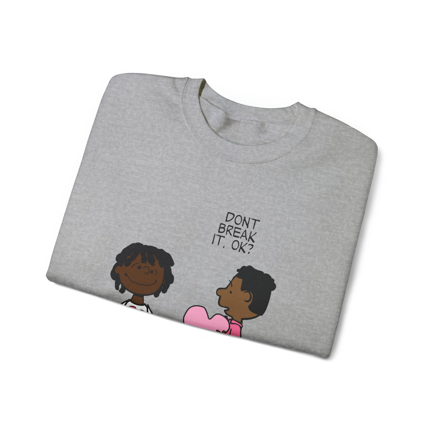 Black Charlie Brown Characters Valentine's Day Shirt