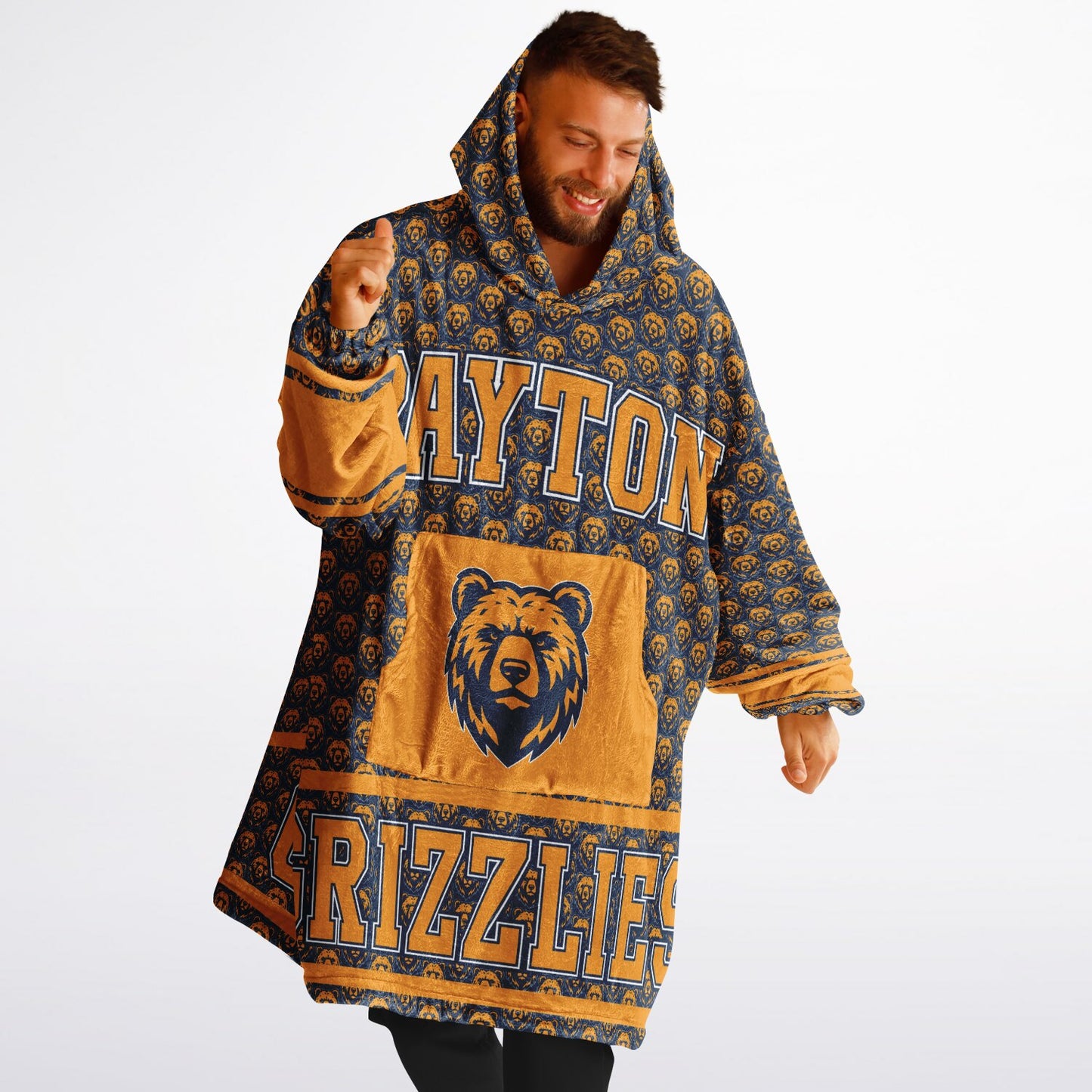 Walter Payton College Prep Snug Hoodie | Hoodie Blanket | Payton Grizzlies | Football SZN