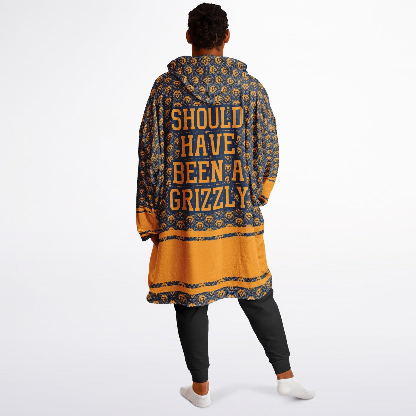 Walter Payton College Prep Snug Hoodie | Hoodie Blanket | Payton Grizzlies | Football SZN