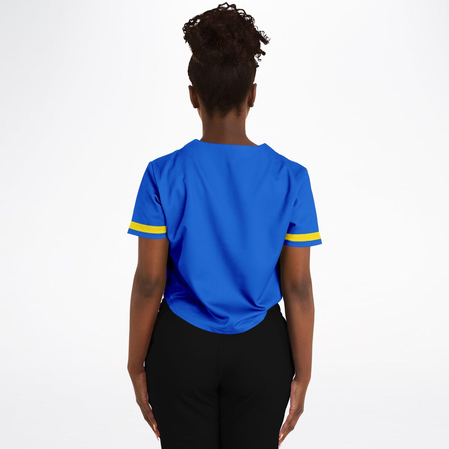 Dunbar Vocational Cropped Baseball Jersey | Dunbar Mightywomen | Dunbar Mightymen