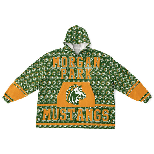 Morgan Park High School Snug Hoodie | Hoodie Blanket | Morgan Park Mustangs | Football SZN