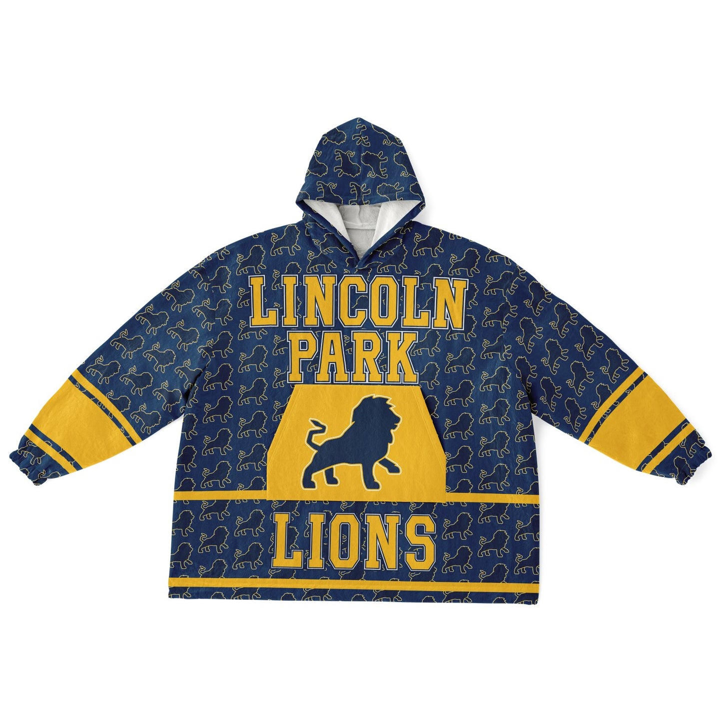 Lincoln Park High School Snug Hoodie | Hoodie Blanket | Lincoln Park Lions | Football SZN
