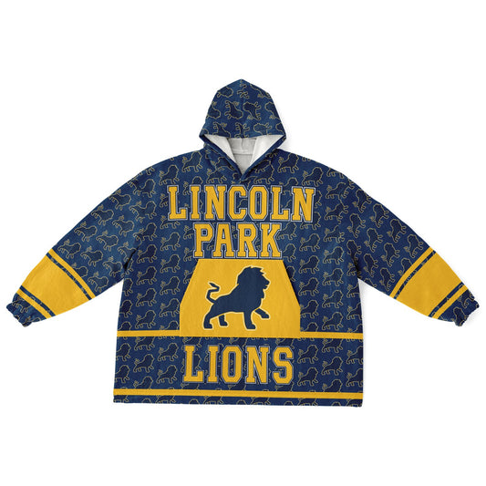 Lincoln Park High School Snug Hoodie | Hoodie Blanket | Lincoln Park Lions | Football SZN