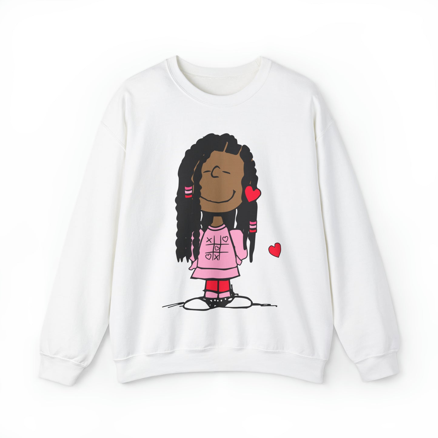 Black Charlie Brown Characters Valentine's Day Shirt