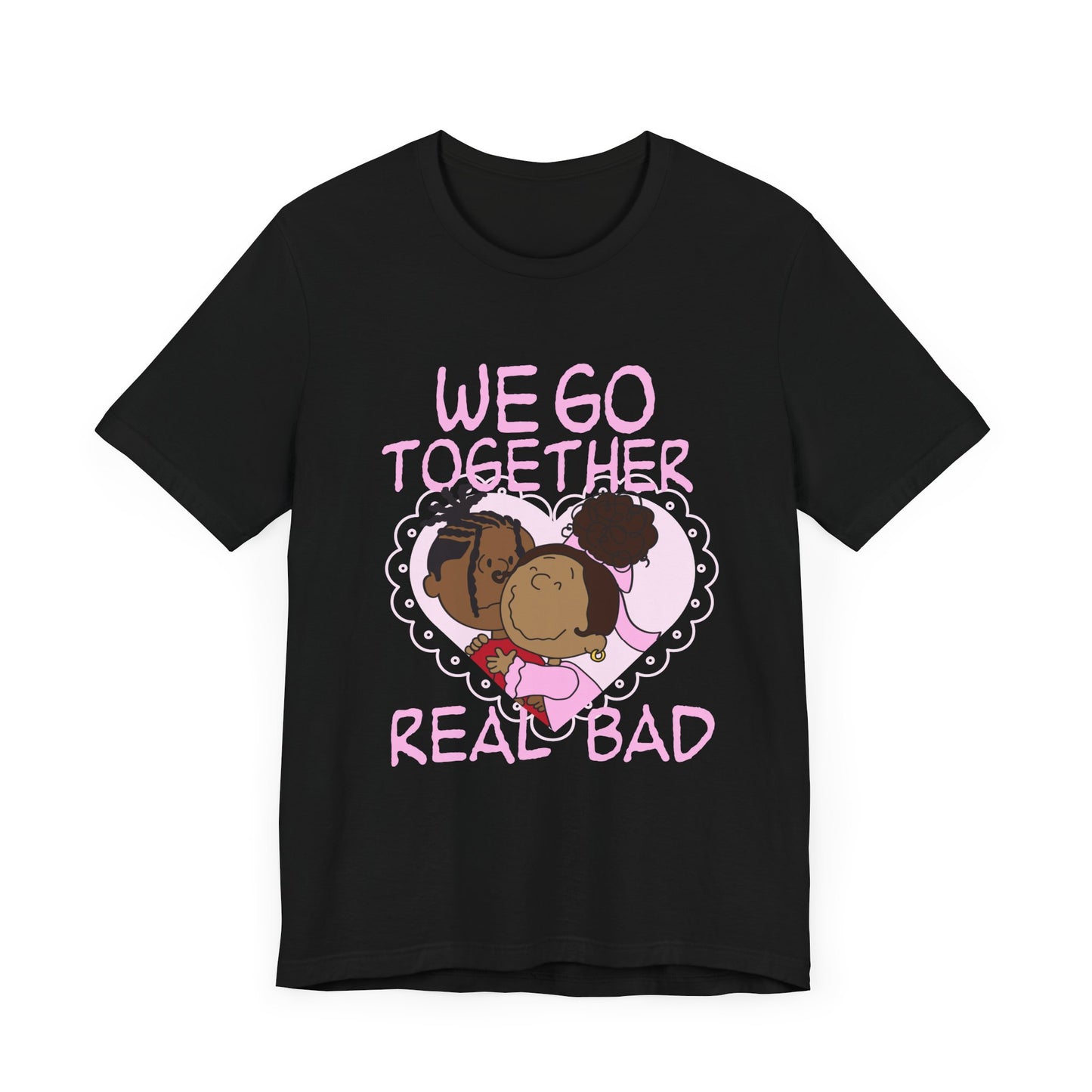 Keisha & The Gang | Black Charlie Brown Characters Valentine's Day Shirt