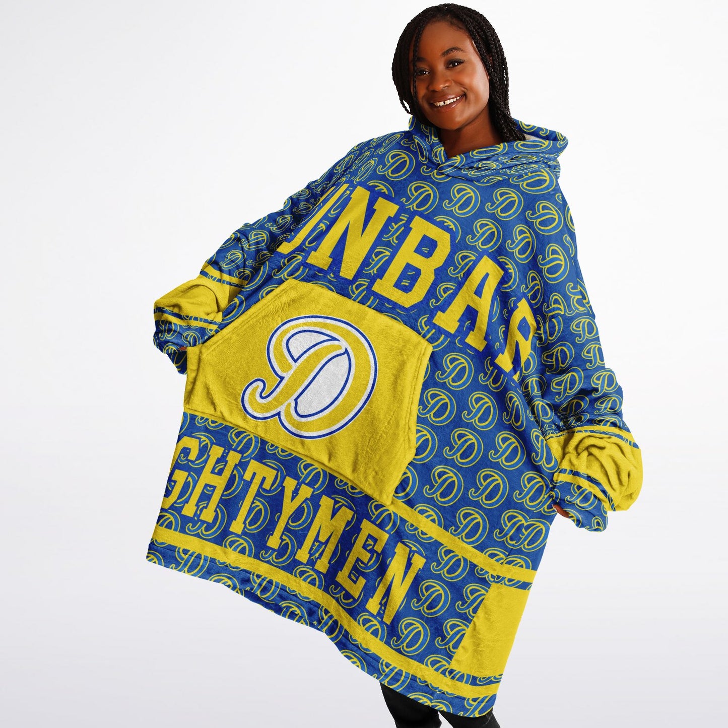 Dunbar Vocational School Snug Hoodie | Hoodie Blanket | Dunbar MightyMen | Football SZN