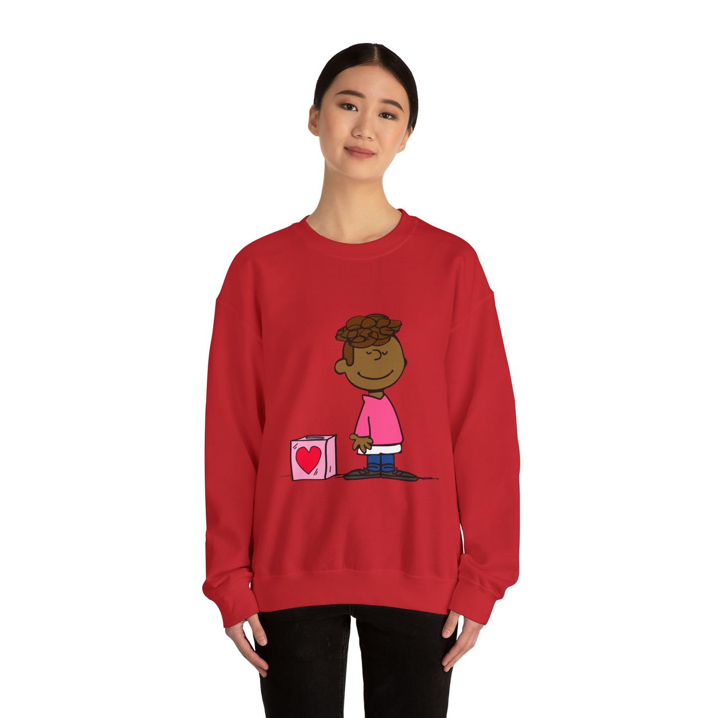 Black Charlie Brown Characters Valentine's Day Shirt