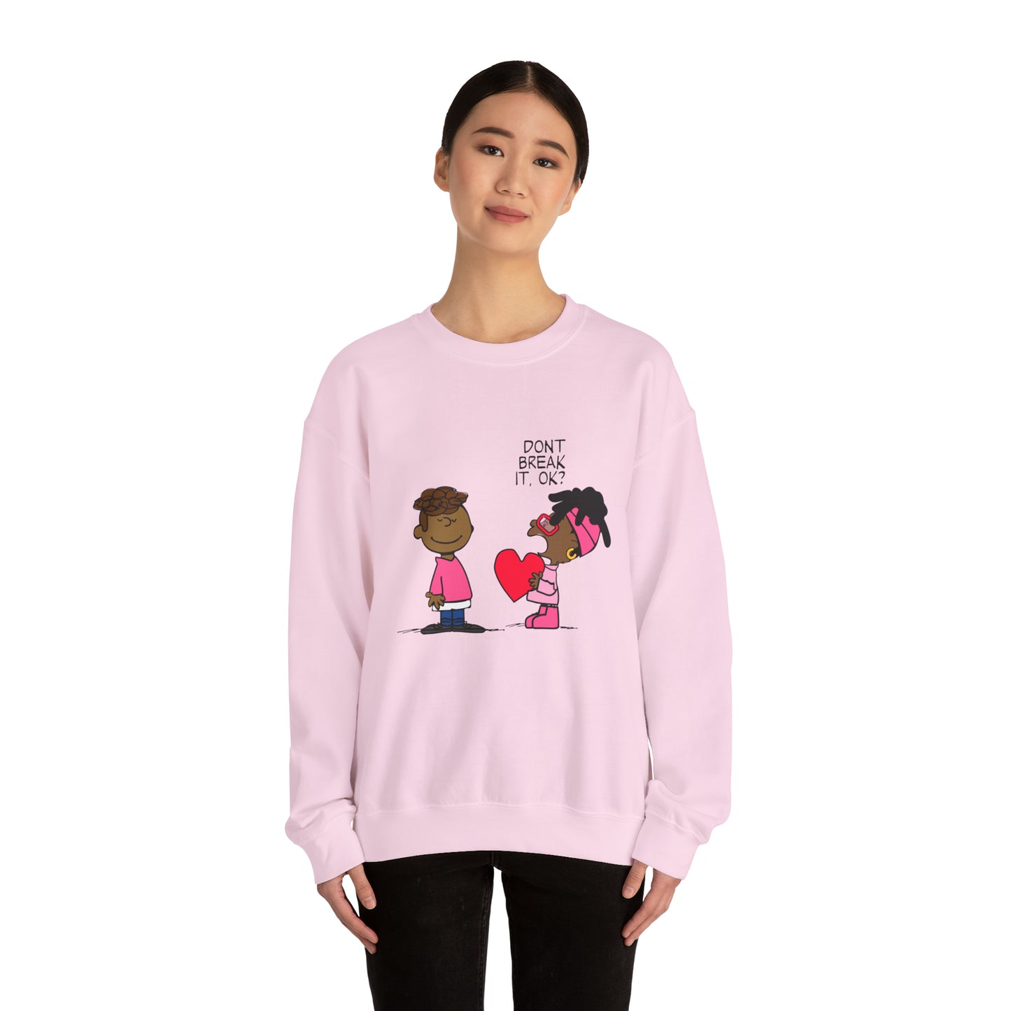 Black Charlie Brown Characters Valentine's Day Shirt
