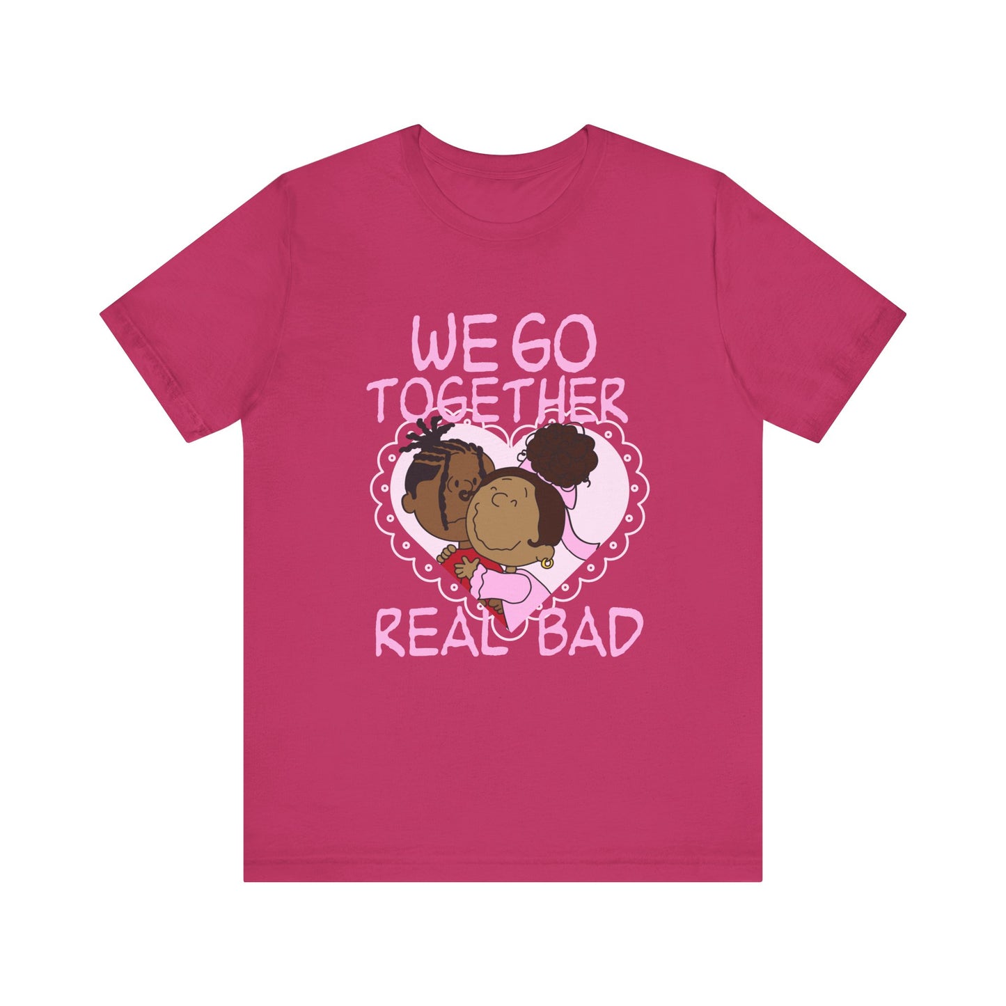 Keisha & The Gang | Black Charlie Brown Characters Valentine's Day Shirt