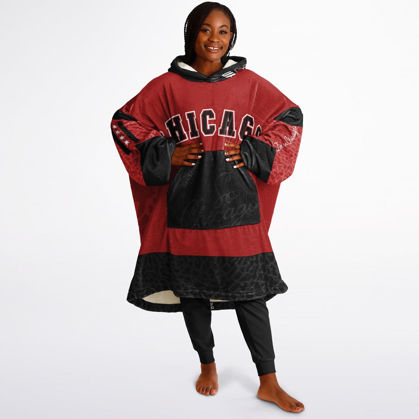 Chicago Hoodie Blanket