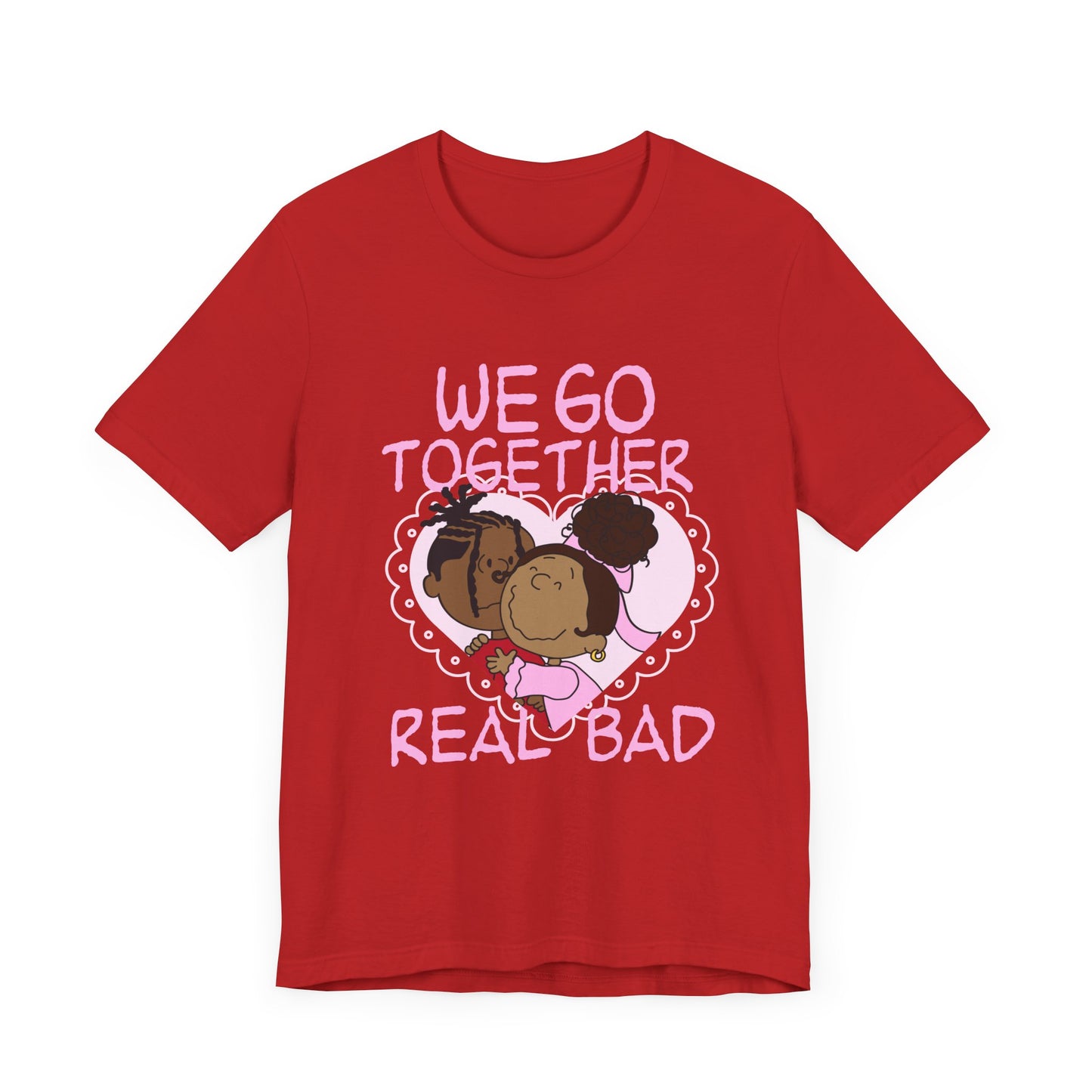 Keisha & The Gang | Black Charlie Brown Characters Valentine's Day Shirt