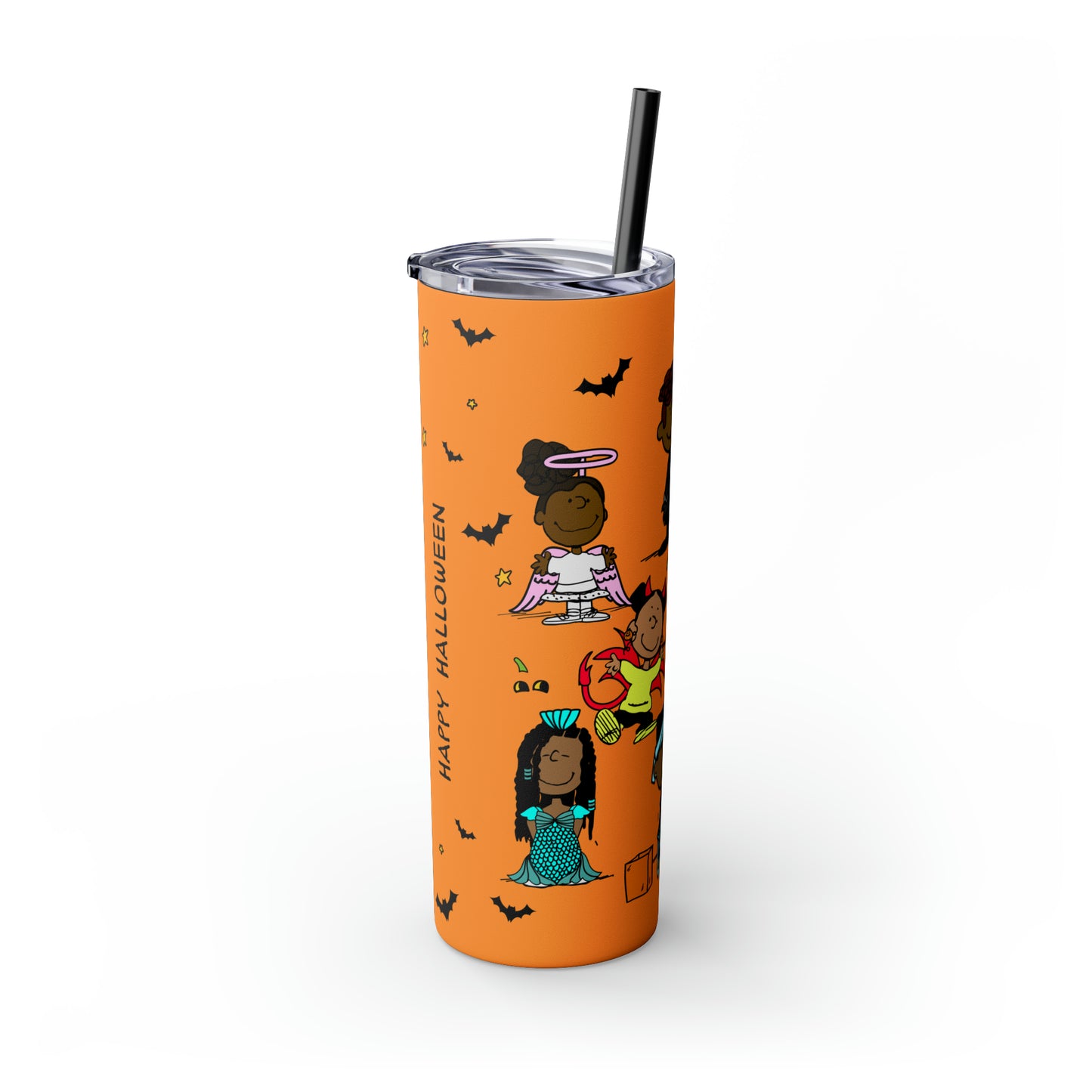 Halloween Keisha & Friends Skinny Tumbler