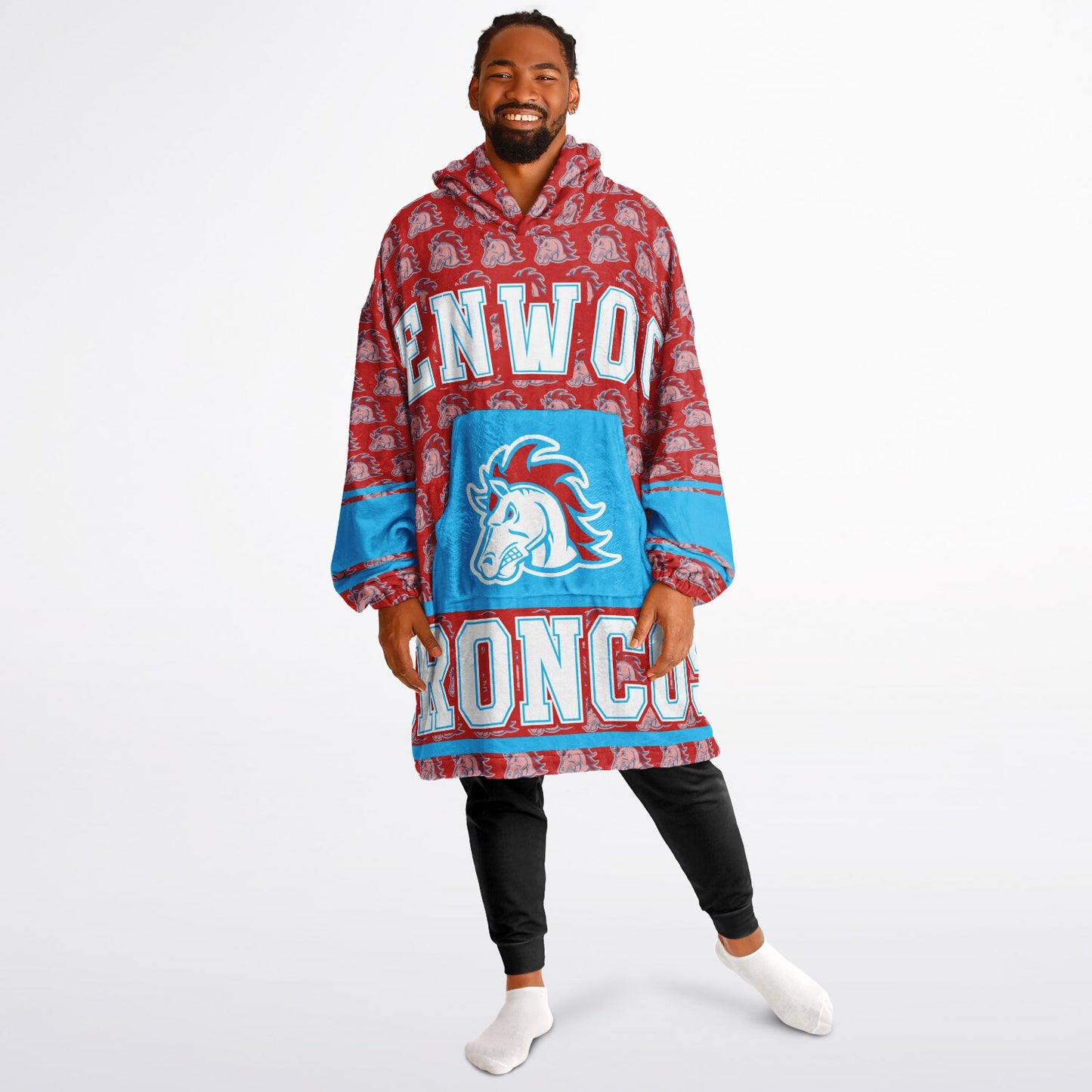 Kenwood Academy Snug Hoodie | Hoodie Blanket | Kenwood Broncos | Football SZN