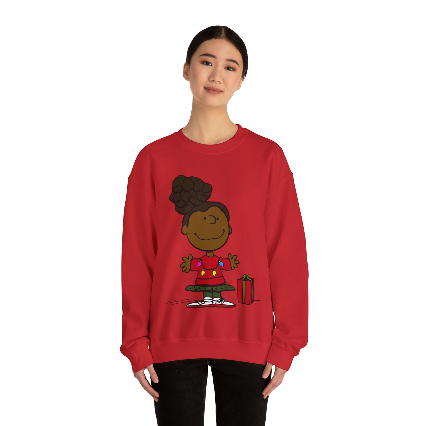 Black Charlie Brown Characters Christmas Shirt