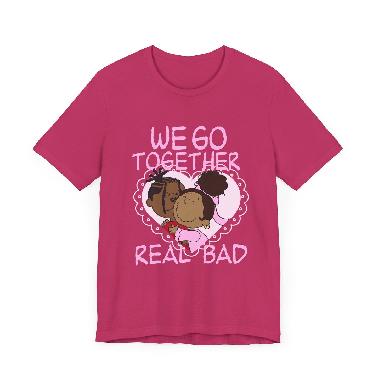 Keisha & The Gang | Black Charlie Brown Characters Valentine's Day Shirt