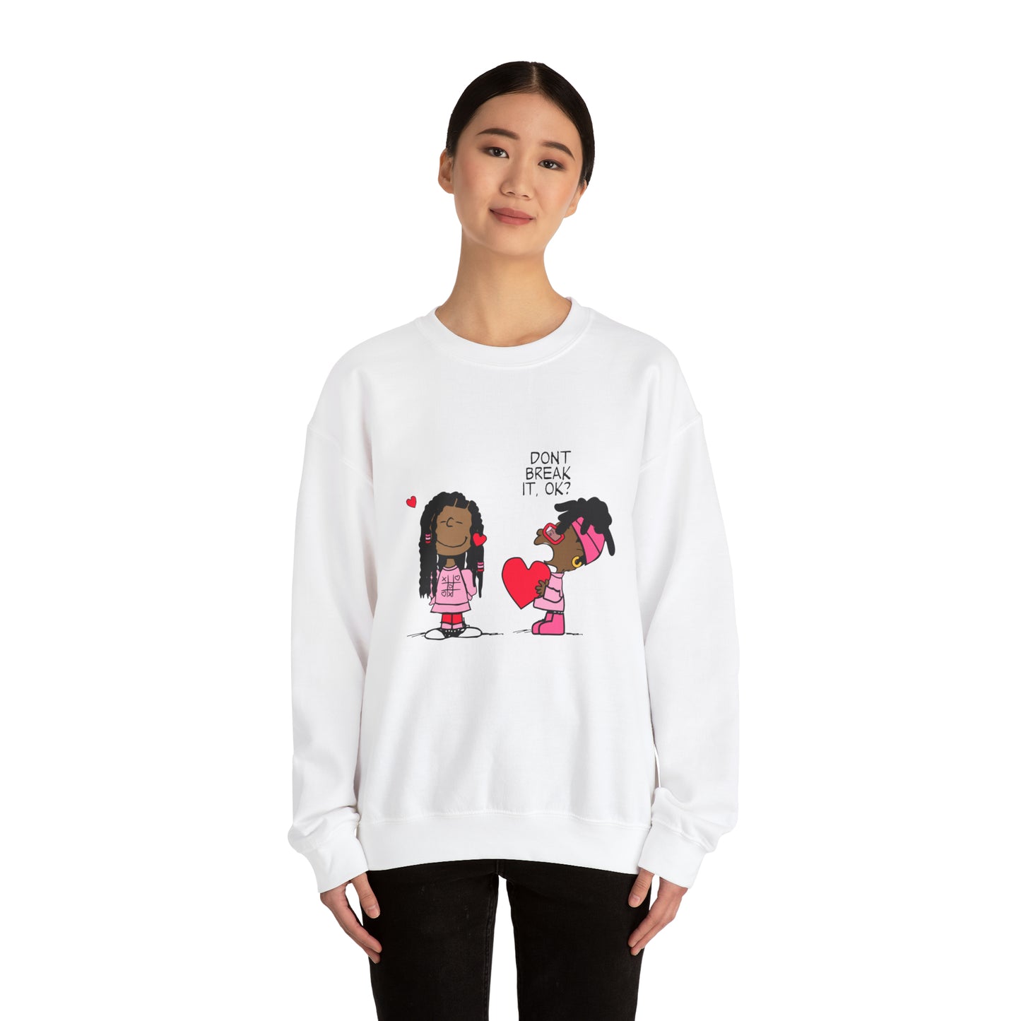 Black Charlie Brown Characters Valentine's Day Shirt