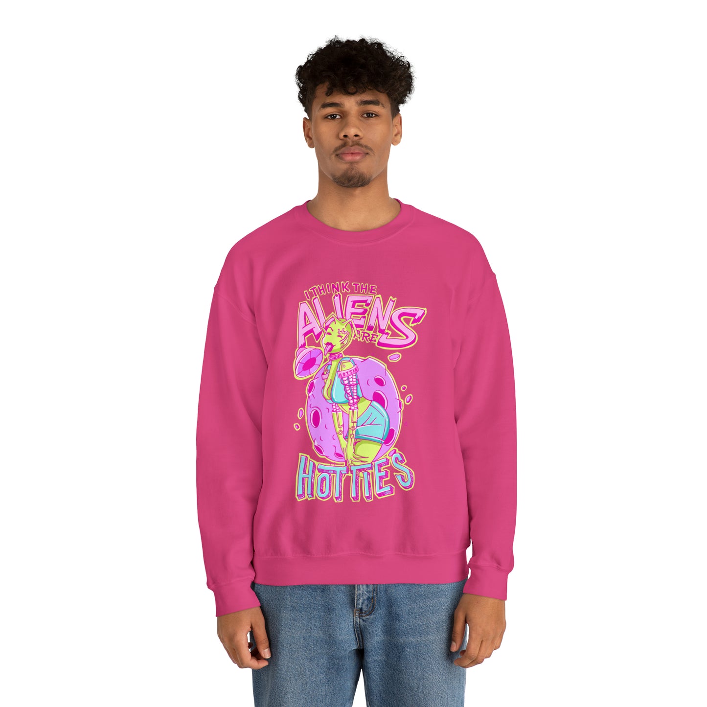 The Aliens Are Hotties Crewneck Sweatshirt