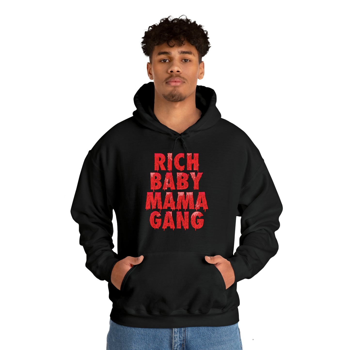 Red Rich Baby Mama Gang $ Hoodie