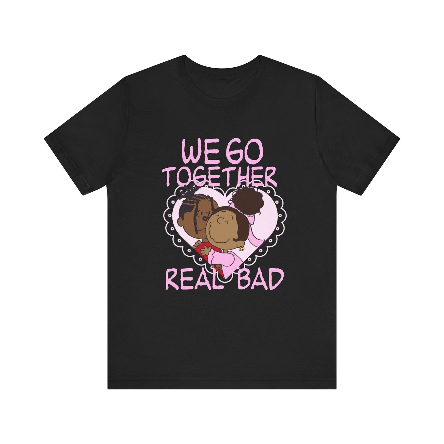 Keisha & The Gang | Black Charlie Brown Characters Valentine's Day Shirt