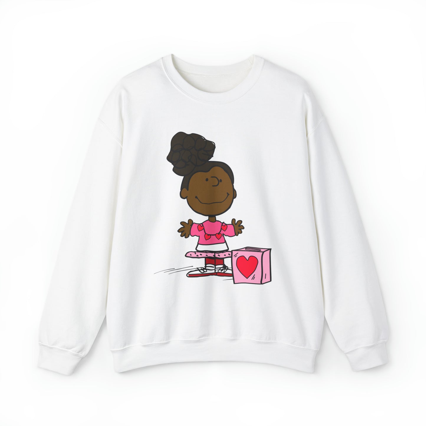 Black Charlie Brown Characters Valentine's Day Shirt