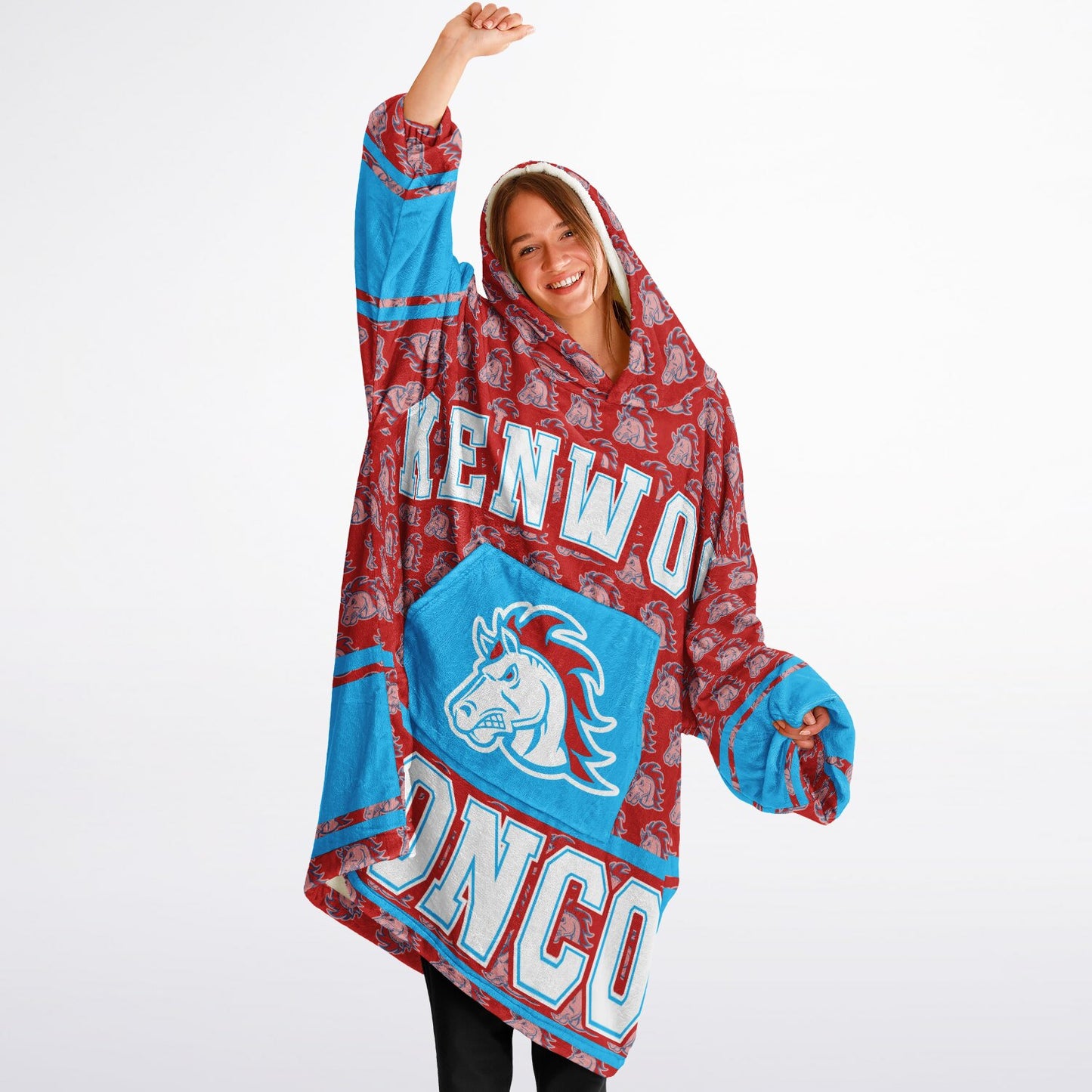 Kenwood Academy Snug Hoodie | Hoodie Blanket | Kenwood Broncos | Football SZN